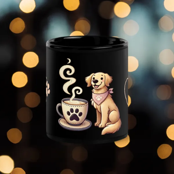 Every Dog Deserves a Coffee Companion | Pet Mug Black Version