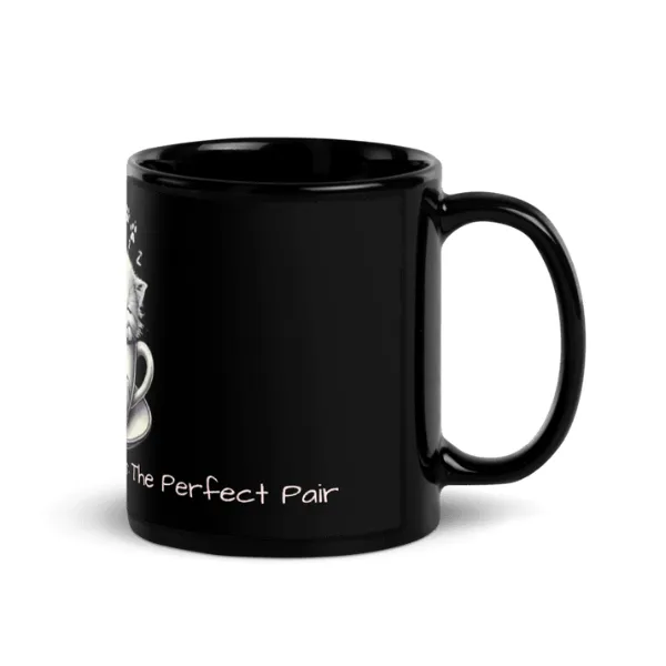 My Coffee and My Cat: The Perfect Pair | Pet Mug Black Version